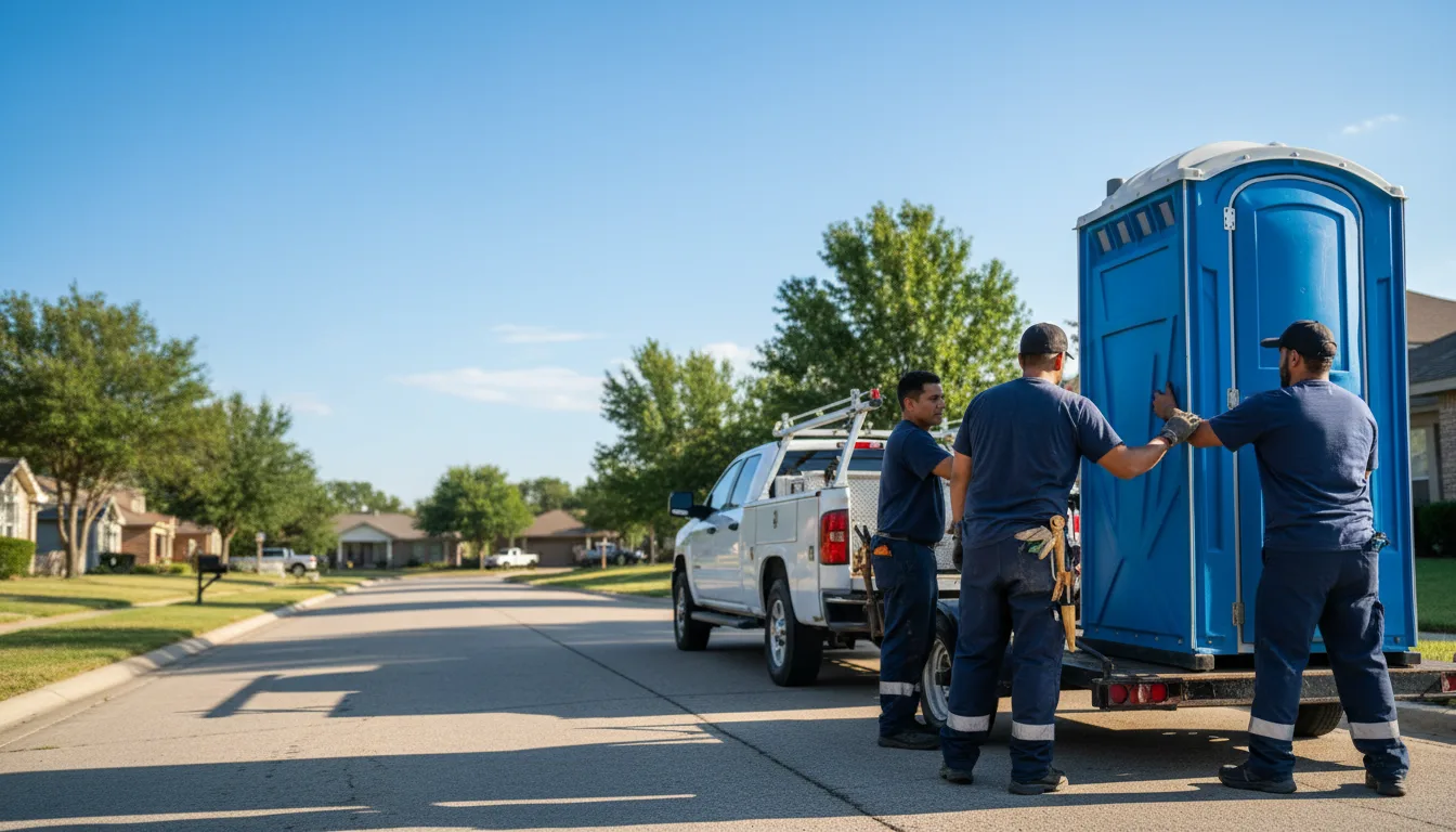 Portable Toilet Rental in Vanderbilt, TX near me